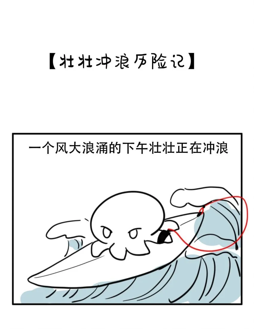 无法推开的忠犬漫画免费看漫画,小剧场 冲浪历险记！1图