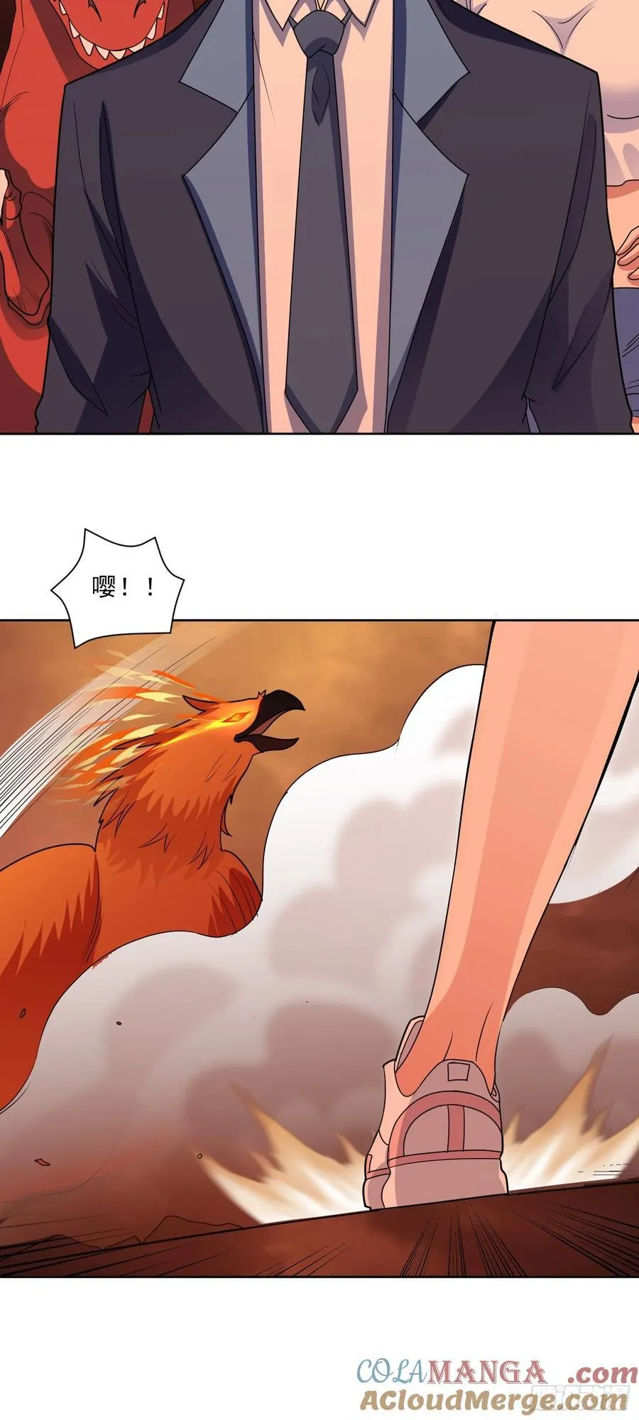 御神重生下拉式六漫画漫画,第69话 决战兽潮首领1图