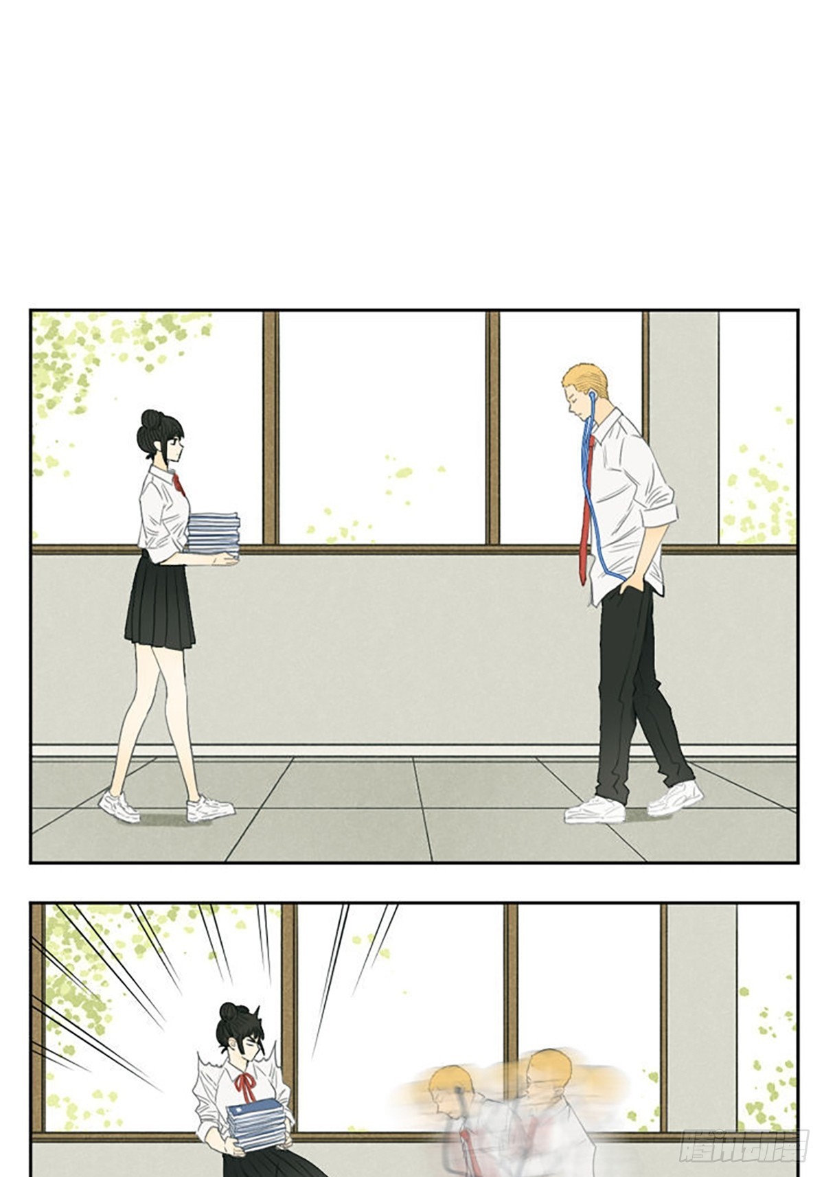 南号尚风漫画,男生的迷惑行为1图