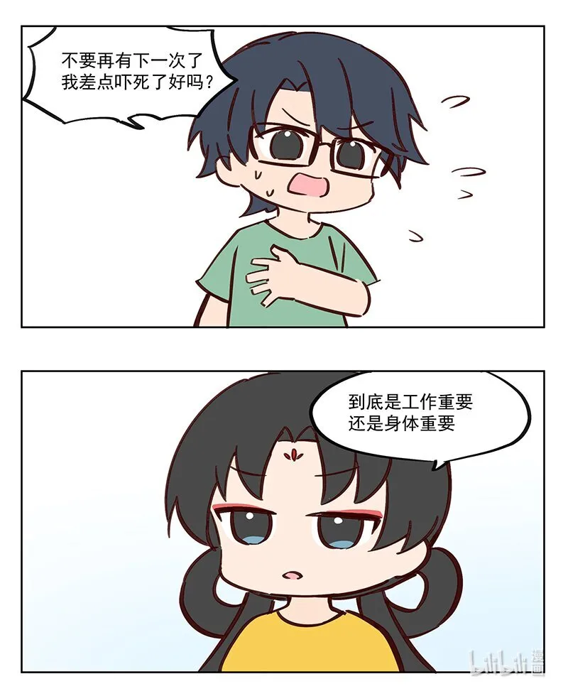 那个王母娘娘生日是3月28漫画,找重点 是工作重要还是身体重要1图