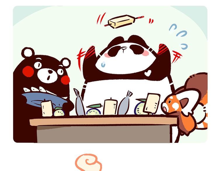 胖达熊猫棒球漫画,第22话1图