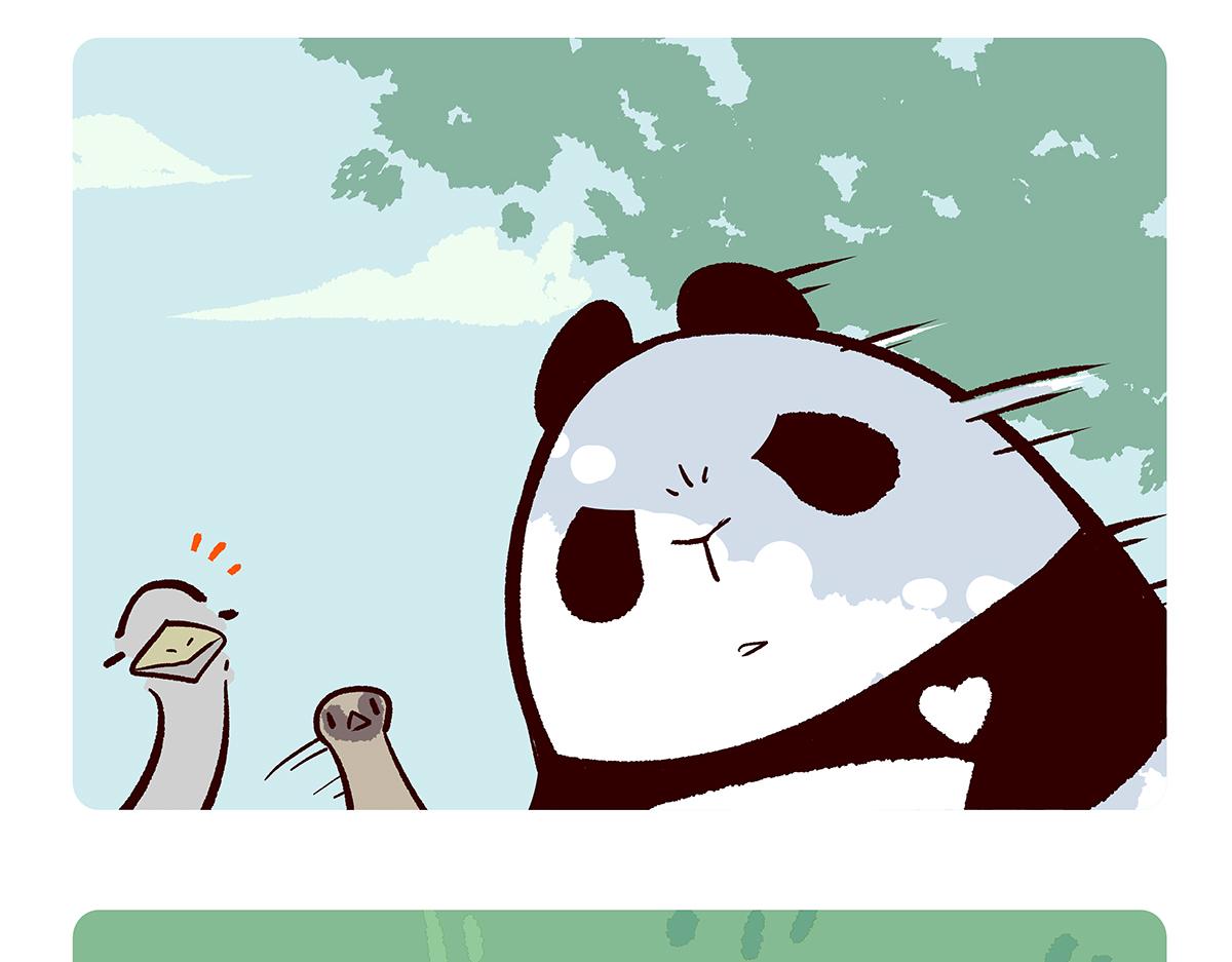 胖达熊猫棒球漫画,第106话1图