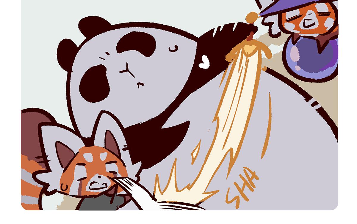 胖达熊猫棒球漫画,第84话2图