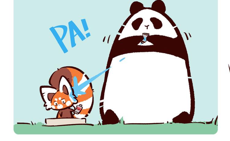胖达熊猫棒球漫画,第67话2图