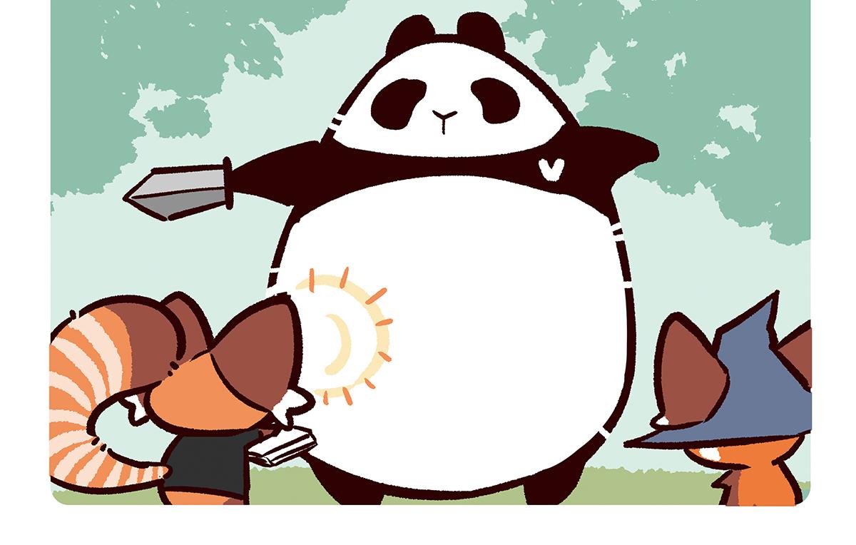 胖达熊猫棒球漫画,第81话2图