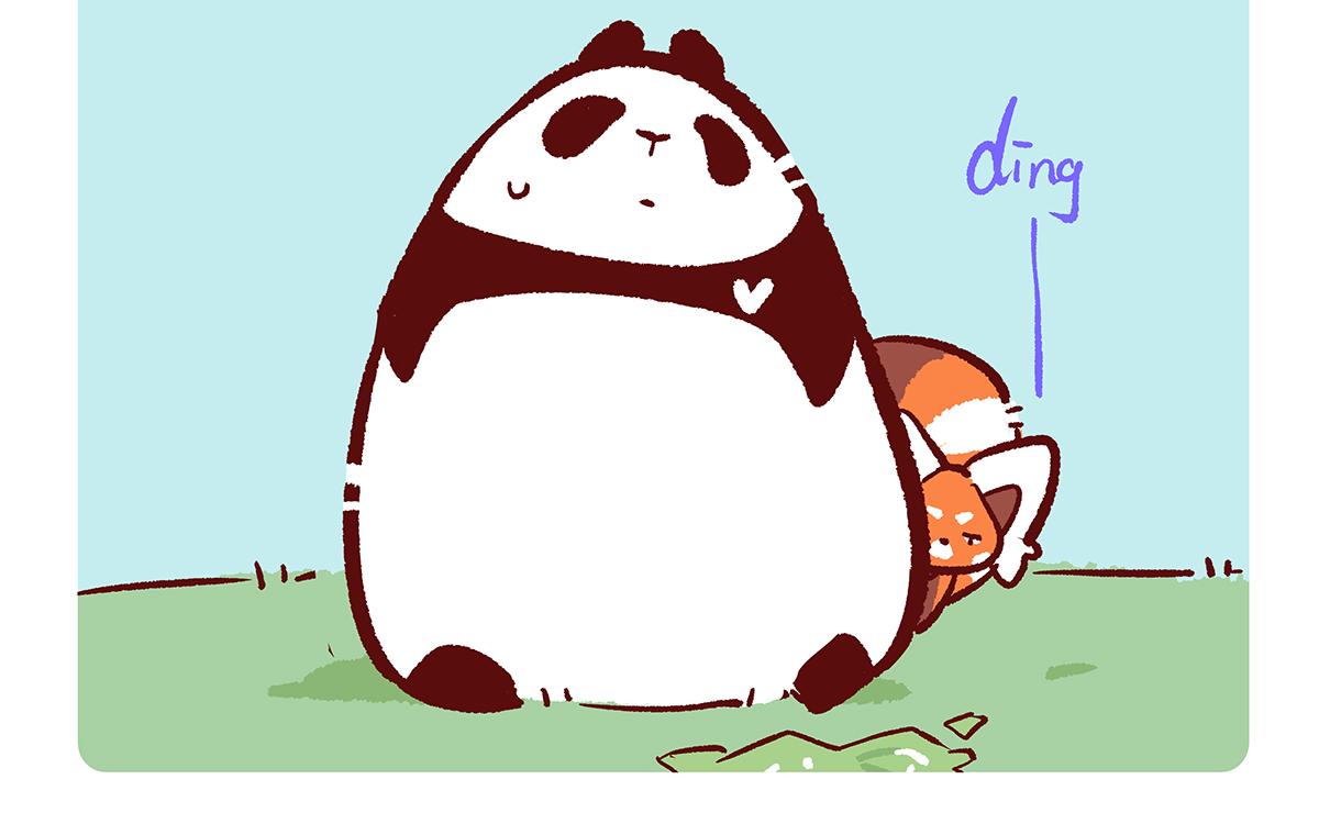 胖达熊猫棒球漫画,第132话2图