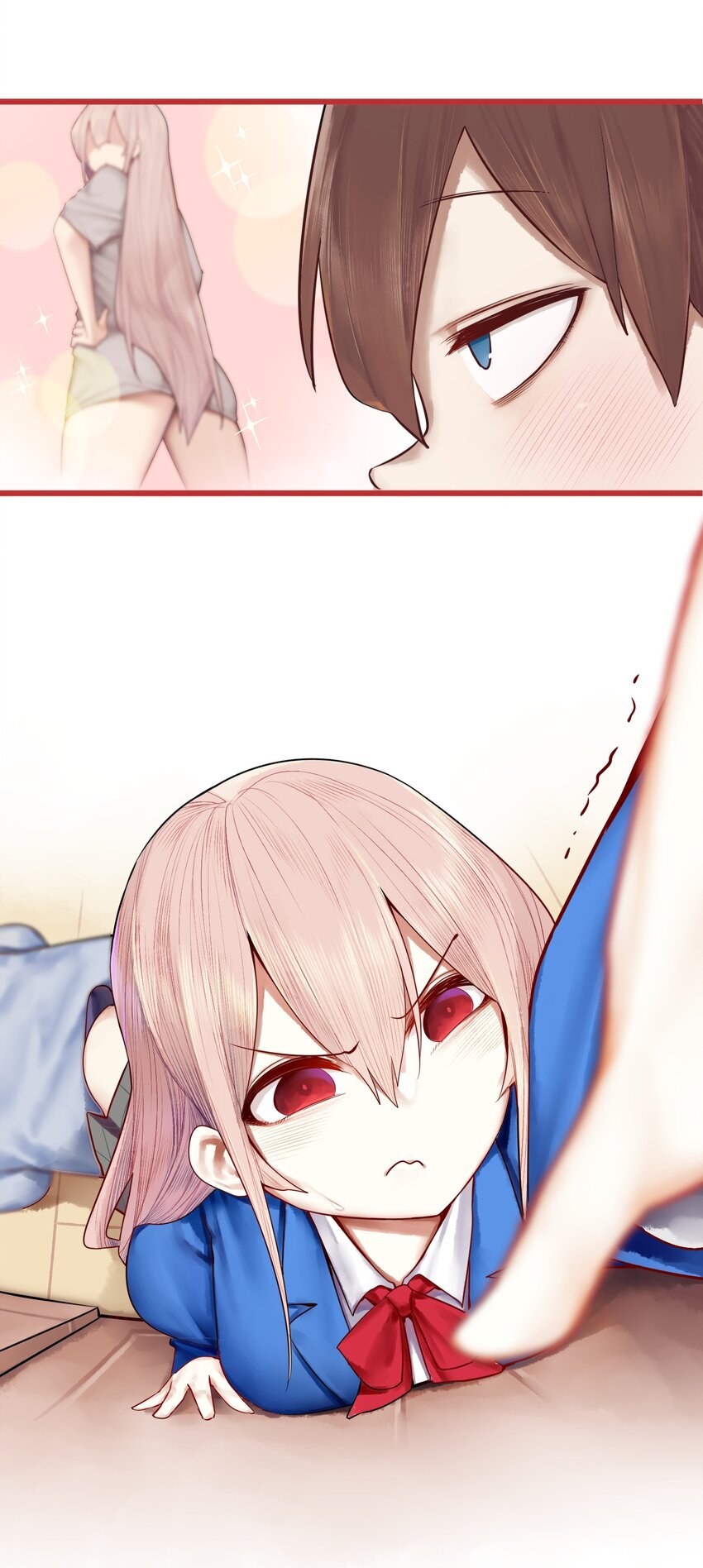 学姐，不要直播出去！漫画,012 第十二话1图