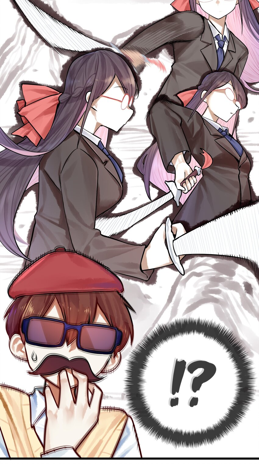 学姐，不要直播出去！漫画,061 第六十一话2图