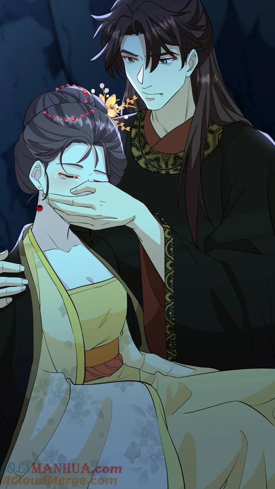 我穿回暴君小时候打翻他奶瓶漫画,第154话 地窖的位置种了棵胡杨树1图