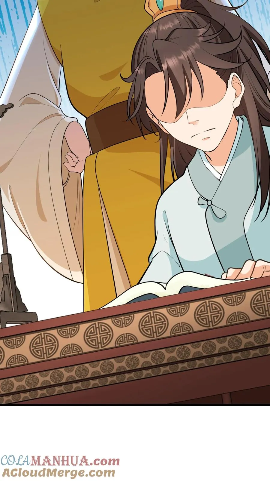 我穿回暴君小时候打翻他奶瓶漫画,第173话 十九皇子是虞贵妃的义子1图