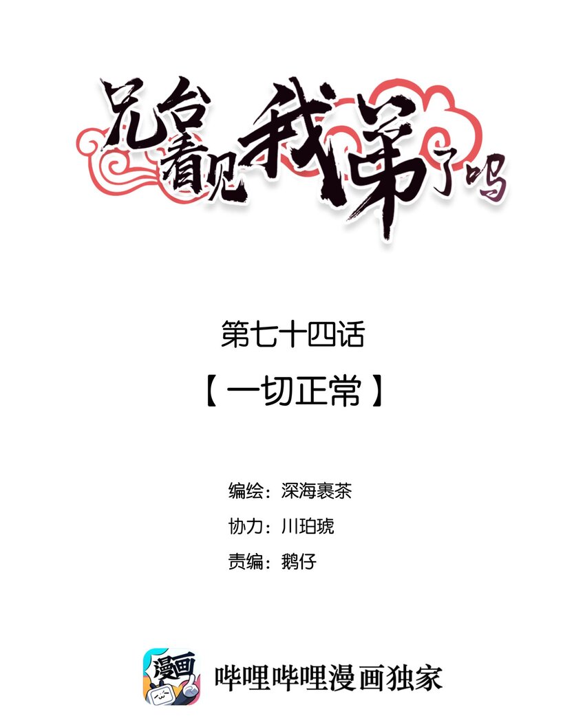 兄台看见我弟了吗漫画,074 一切正常2图