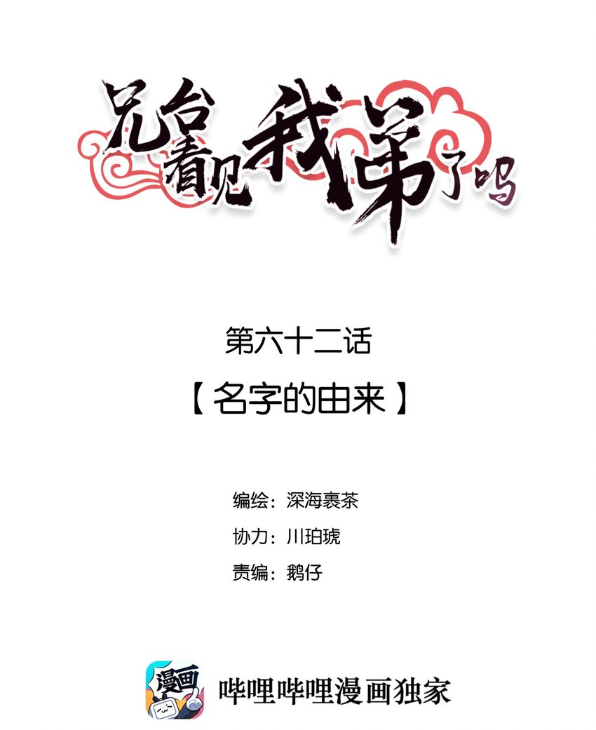 兄台看见我弟了吗漫画,062 名字的由来2图