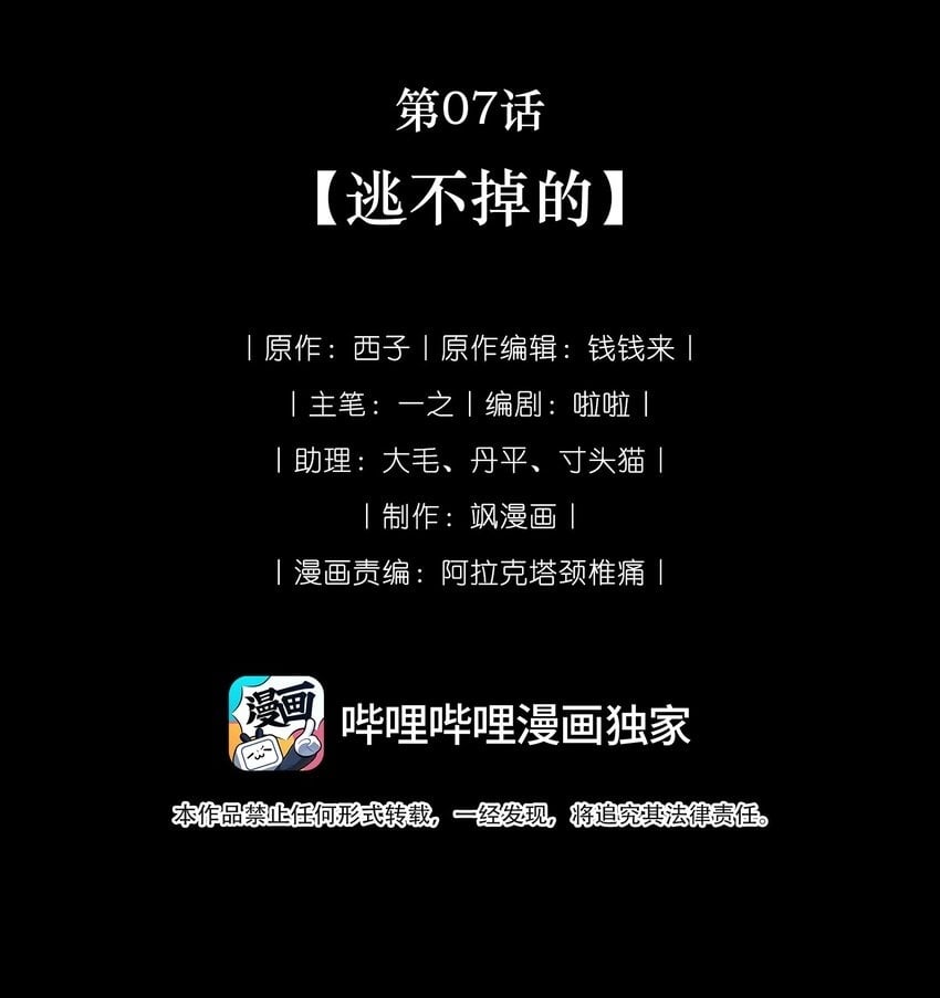 我在恐怖世界谈恋爱七七漫画,第07话 逃不掉的2图