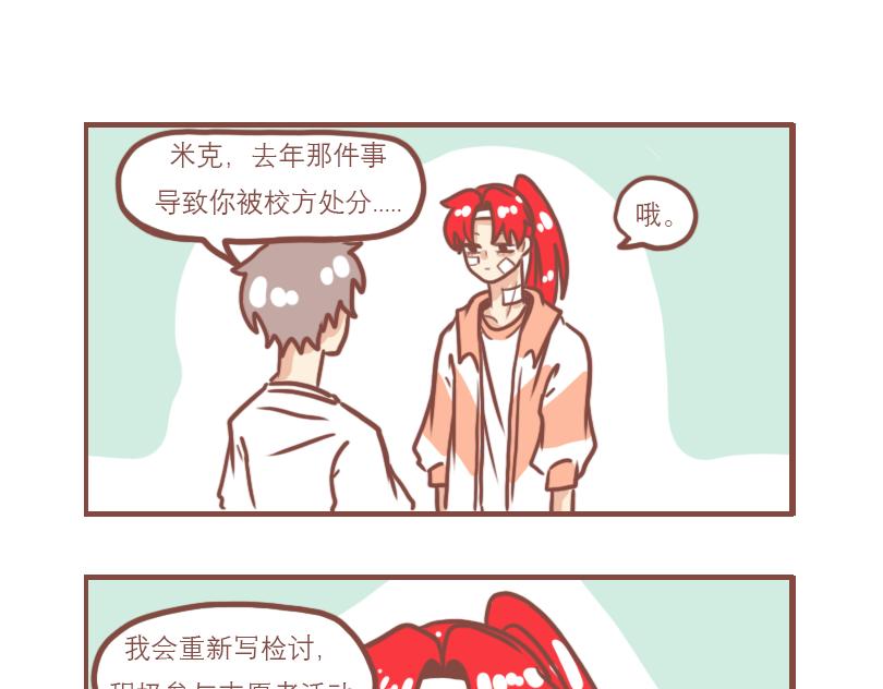 男子高校日常漫画,疯子与不良2图