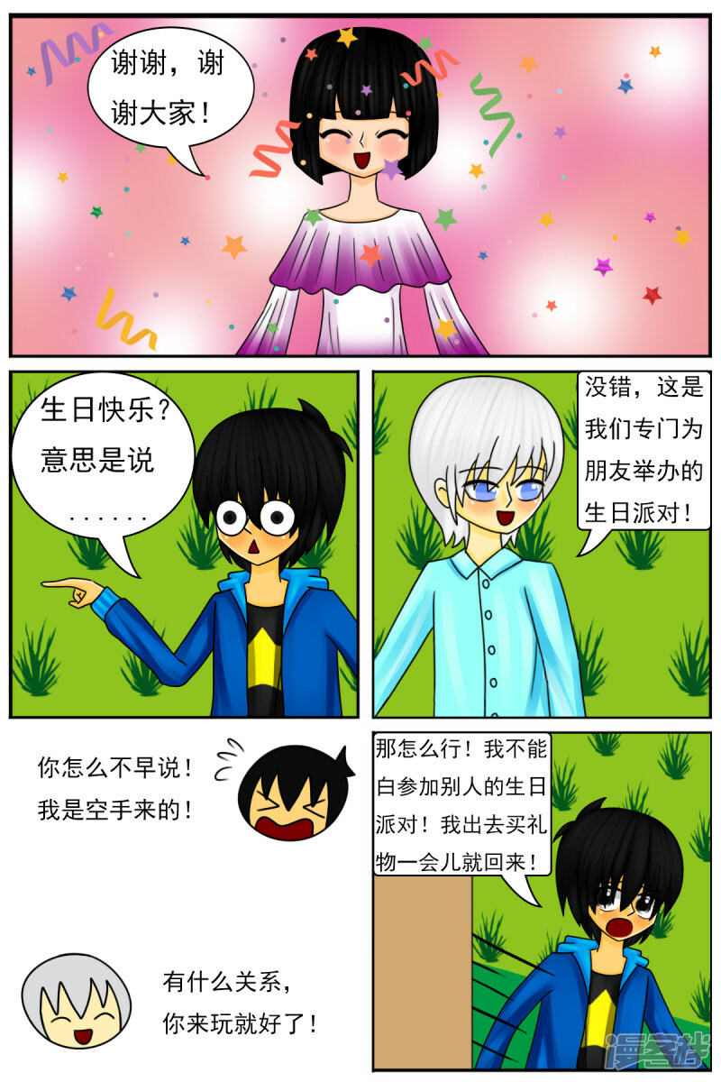 天域星城漫画,第四十章：生日派对1图