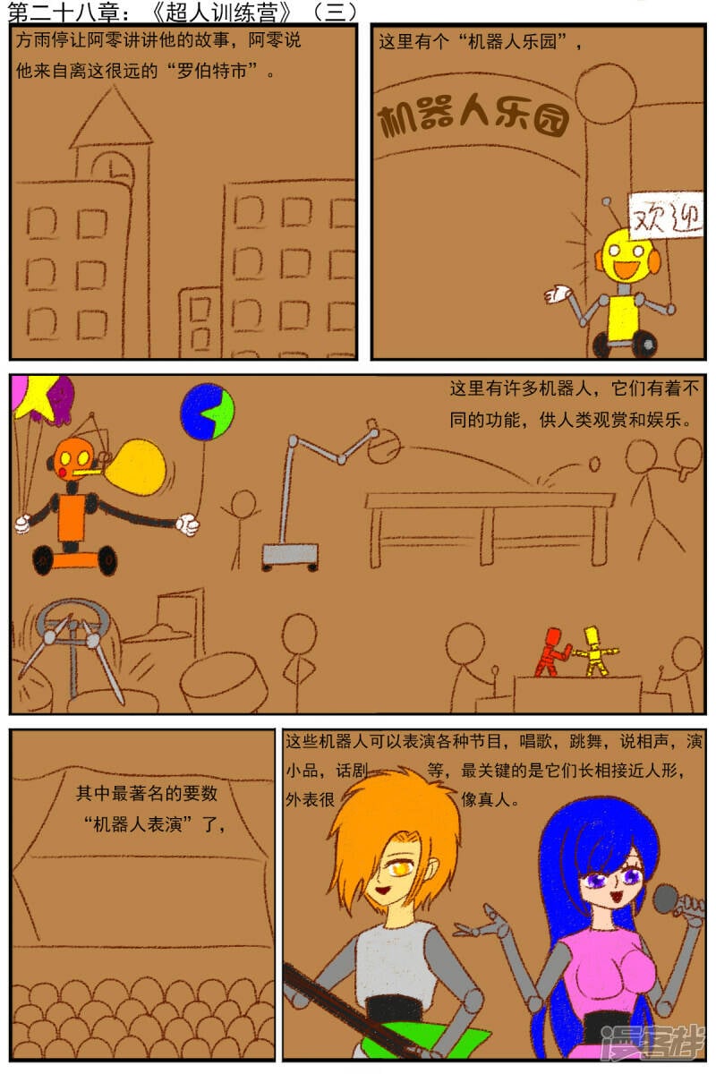 天域星城漫画,第二十八章：《超人训练营》（三）1图