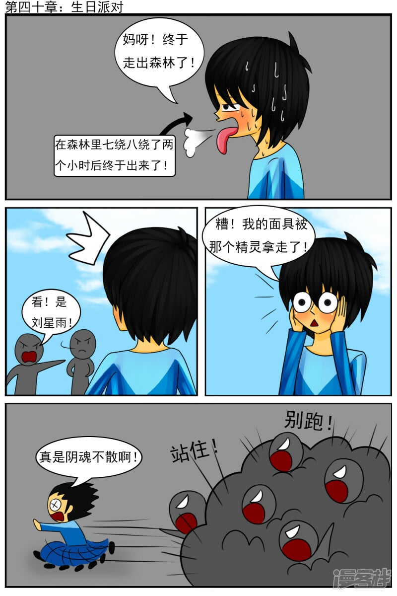 天域星城漫画,第四十章：生日派对1图