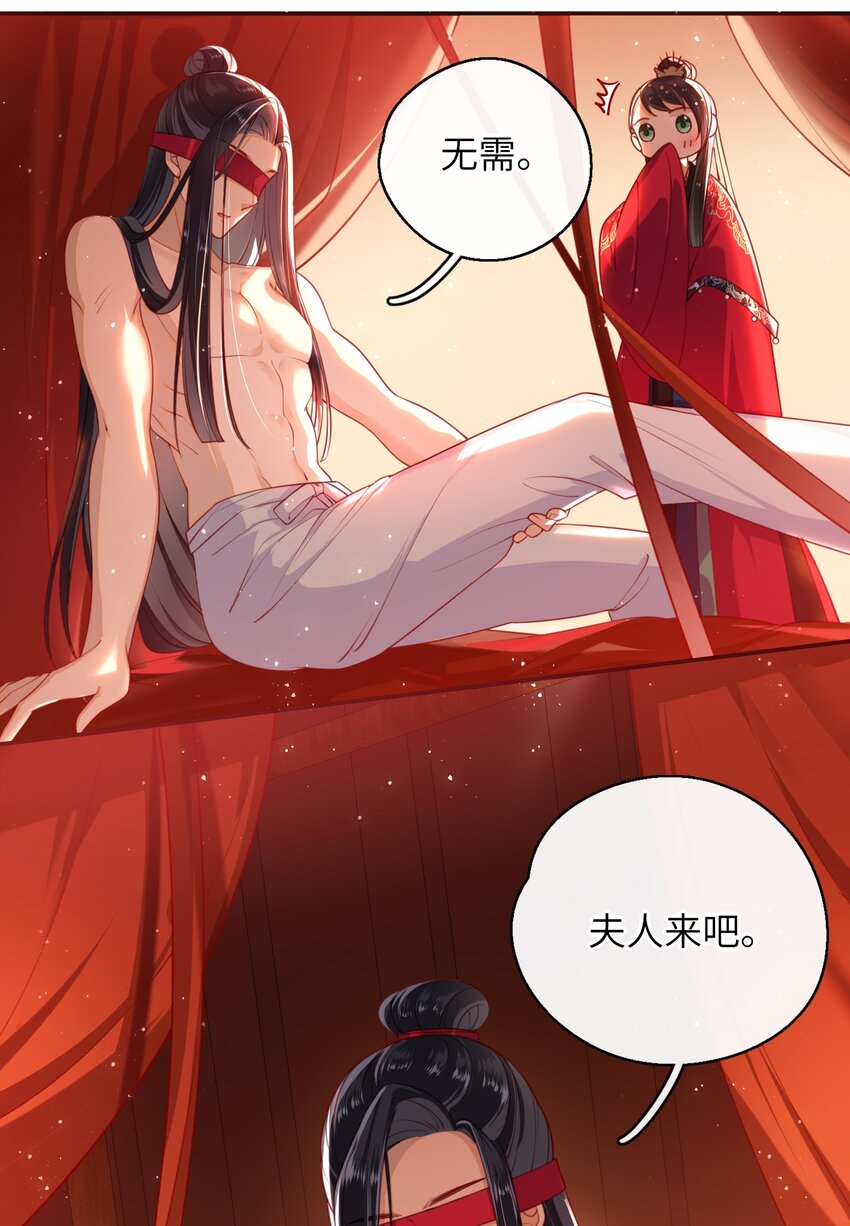 大佬要嫁盲夫君漫画,009 夫人……难道不想？1图