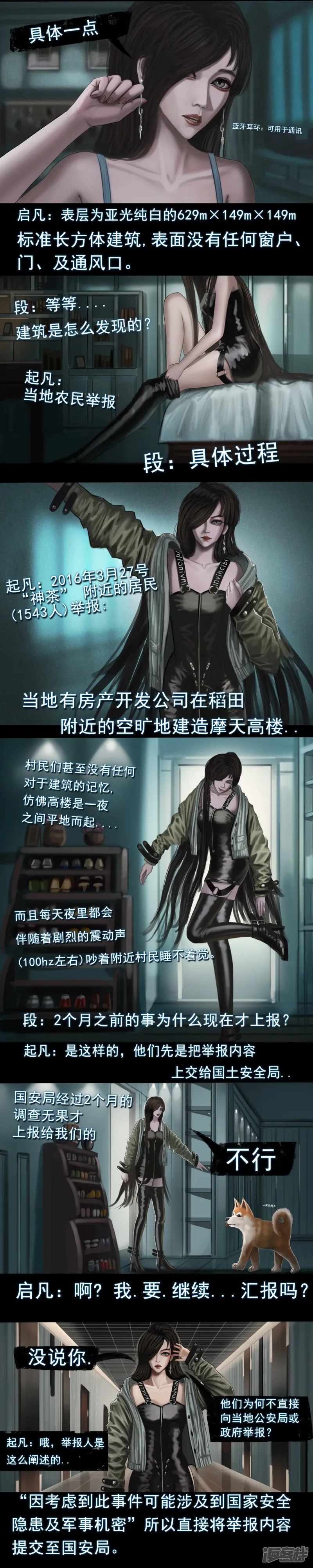 无以名状漫画,第二集1 梦中的怪物2图