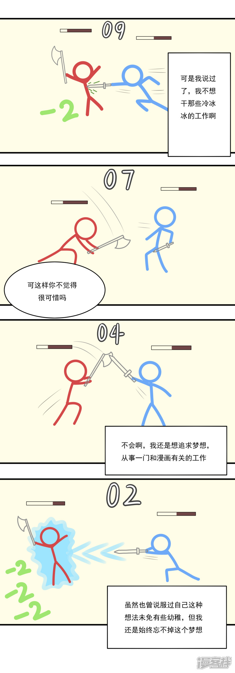 人生漫谈漫画,第五话：理想的事业（上）1图