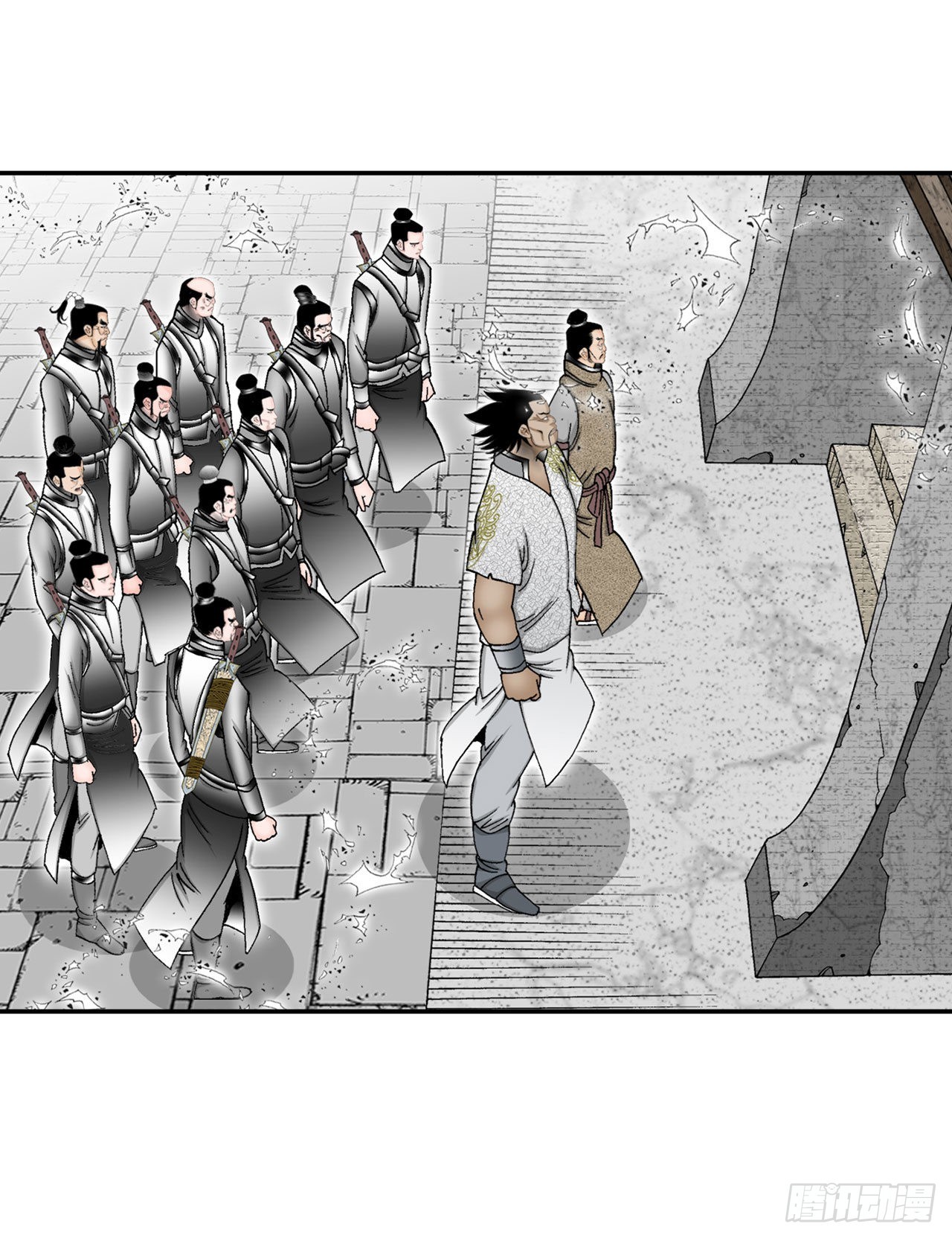 成为太上教主的宿主漫画,22.猛虎帮挑衅1图