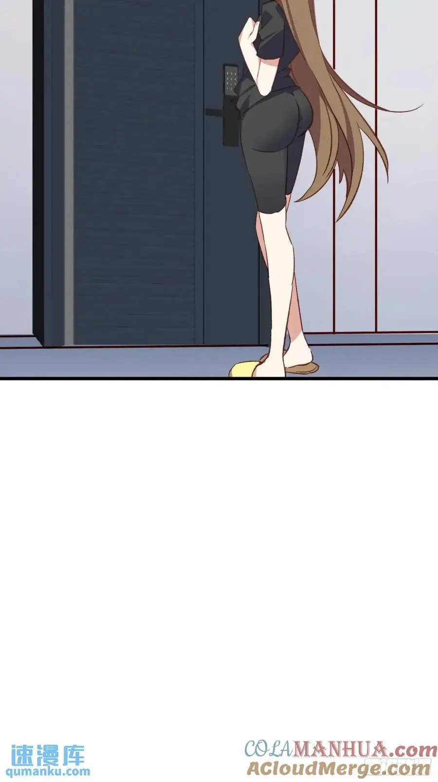 摇摇晃晃的彩瓶子岛漫画,49话 门外的人2图