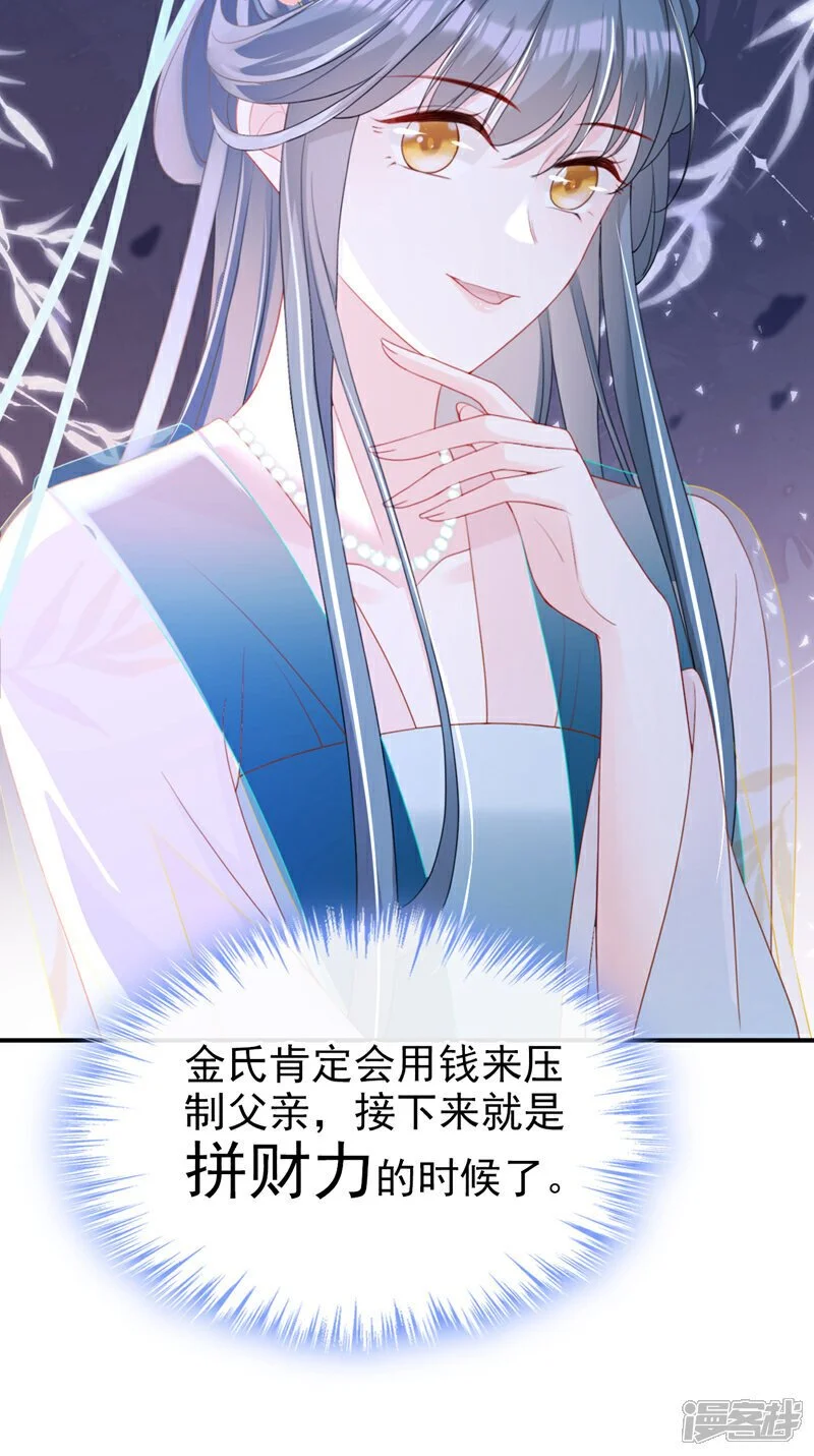 嫡女为谋沐纤离东陵珏漫画,第57话 该是拼财力的时候了2图