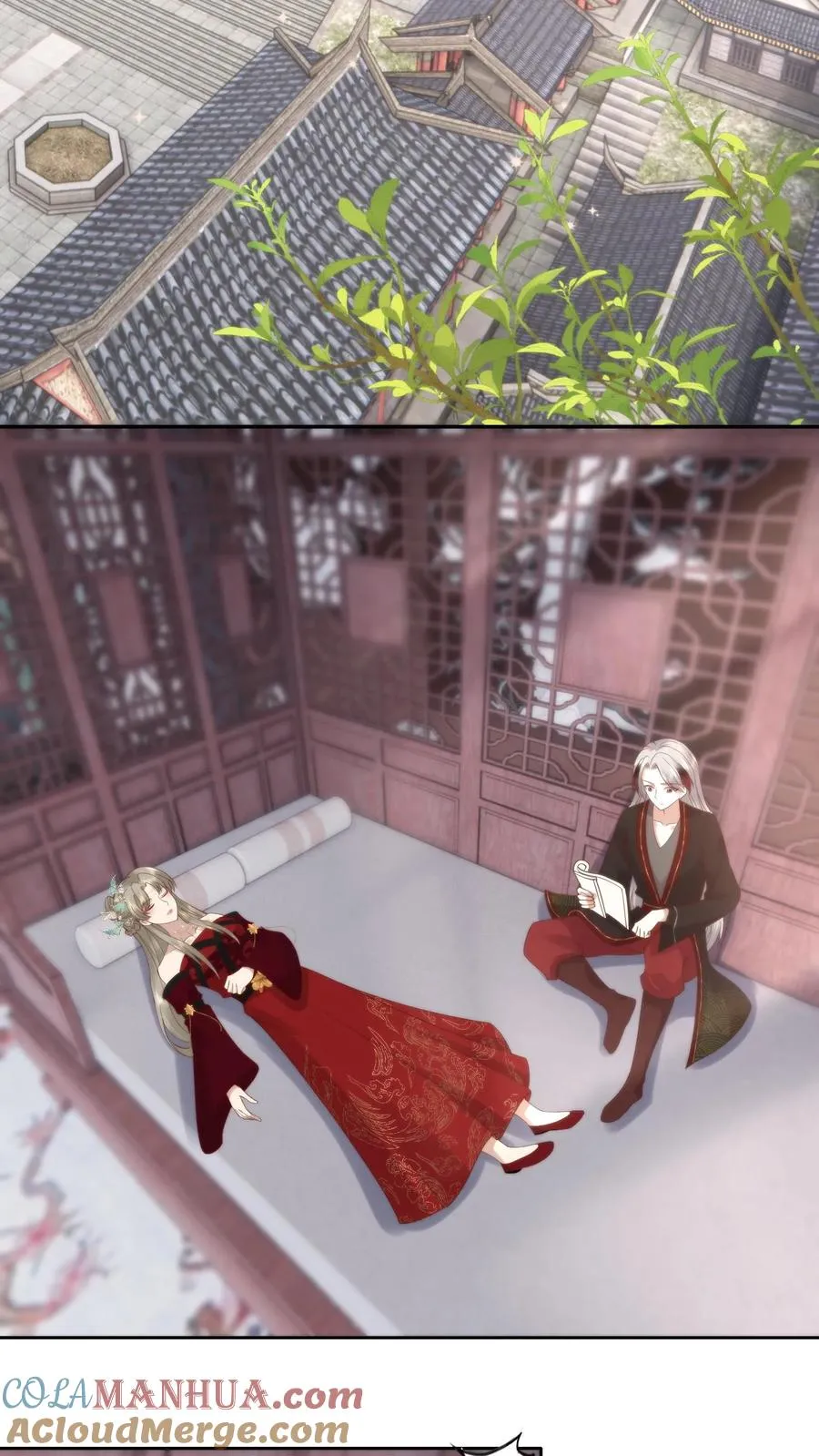 祖宗嫁到：病娇魔帝滚下榻漫画,第116话 谈恹被俯首称臣的煞气卷走！1图