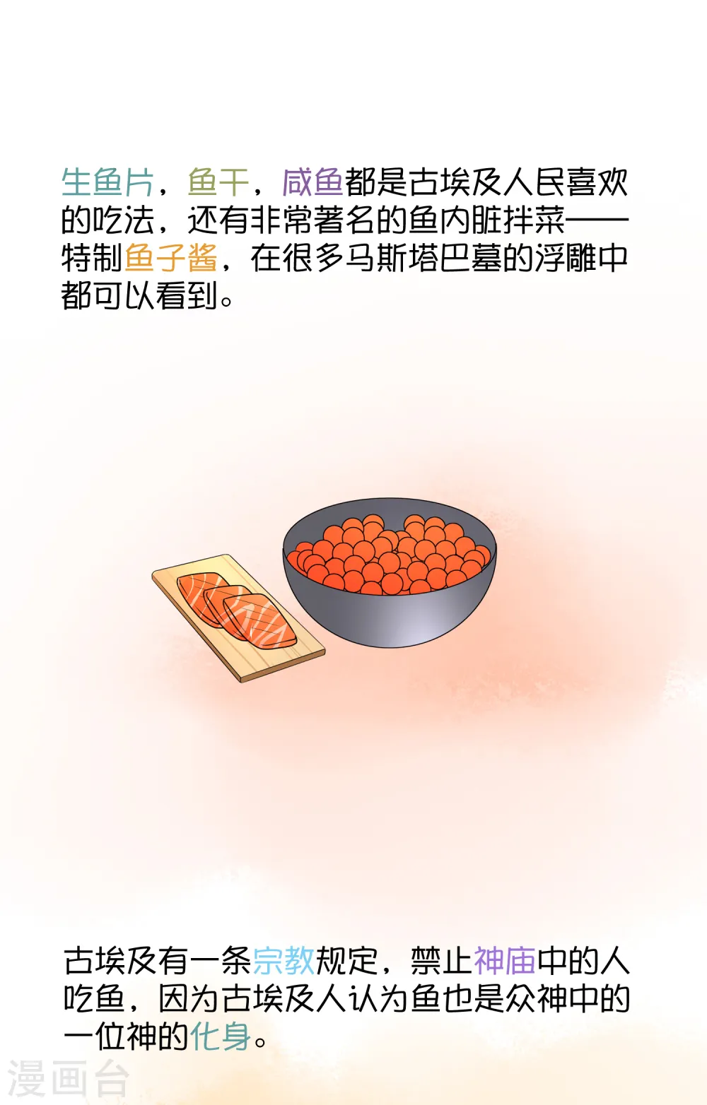 王的第一宠后漫画,王的茶话会5 福利番外5：古埃及的鱼文化2图