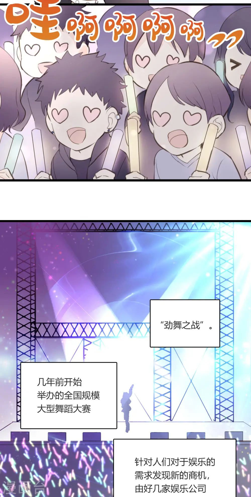 劲舞之恋第二季新歌曲漫画,第1话 聚光灯下的灰姑娘1图