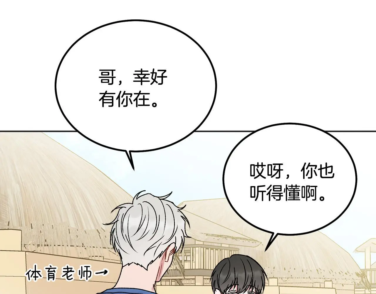 哥哥别走我也想在夜里拉拉你的手漫画,番外一 蜜月旅行1图