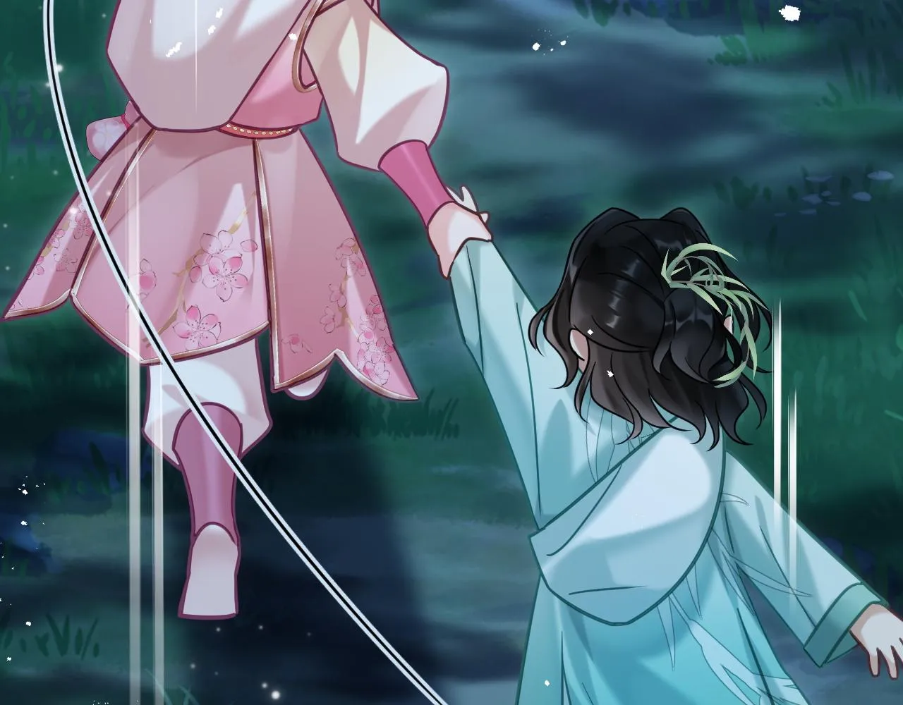 想飞升就谈恋爱by漫画,第8话 英雄救美2图