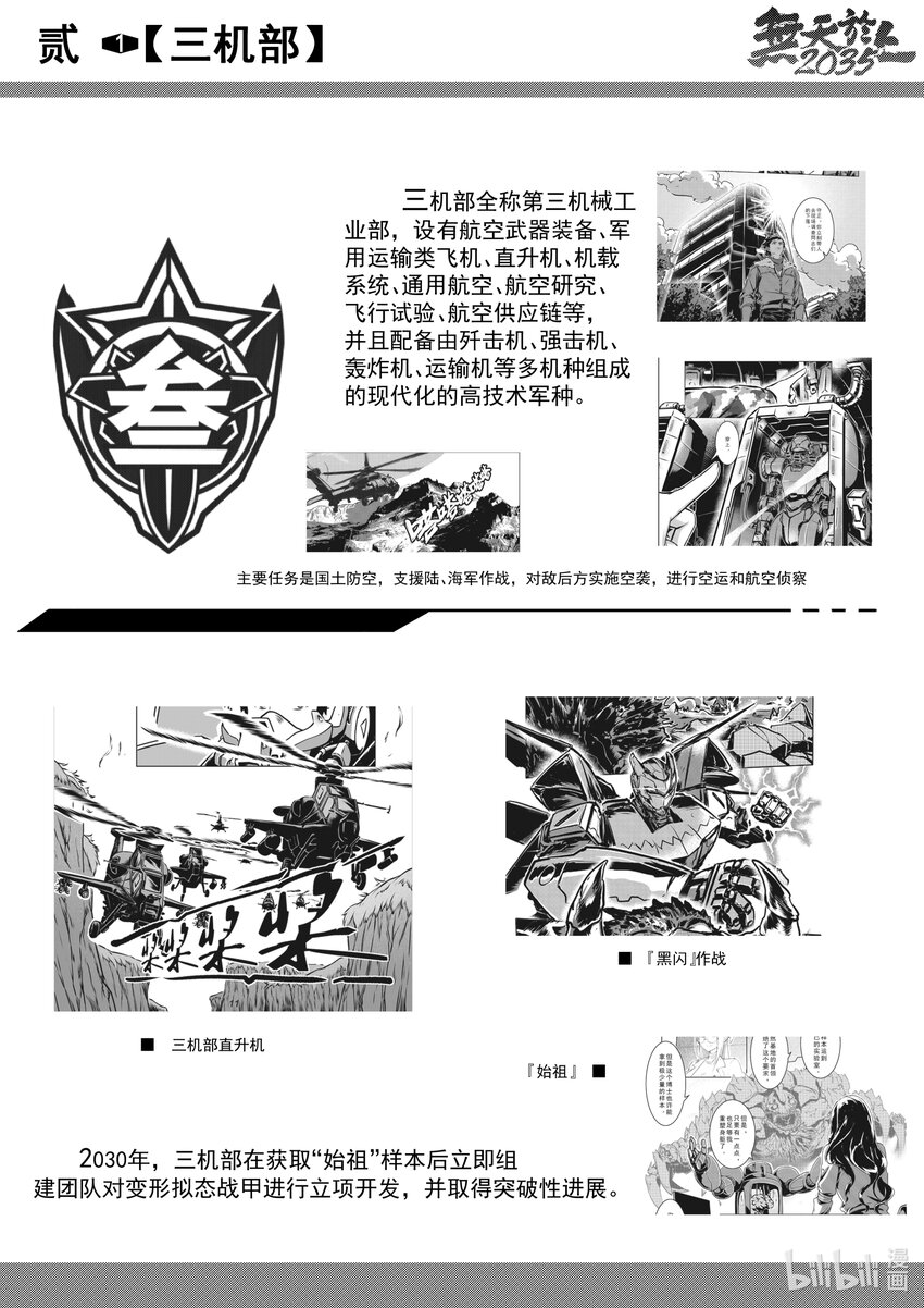 无天于上2035漫画,番外 设定集（1）2图