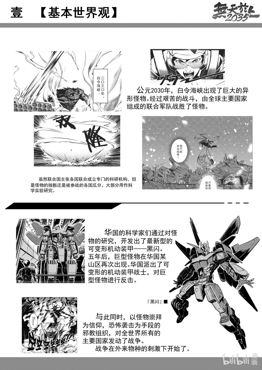 无天于上2035漫画,番外 设定集（1）1图