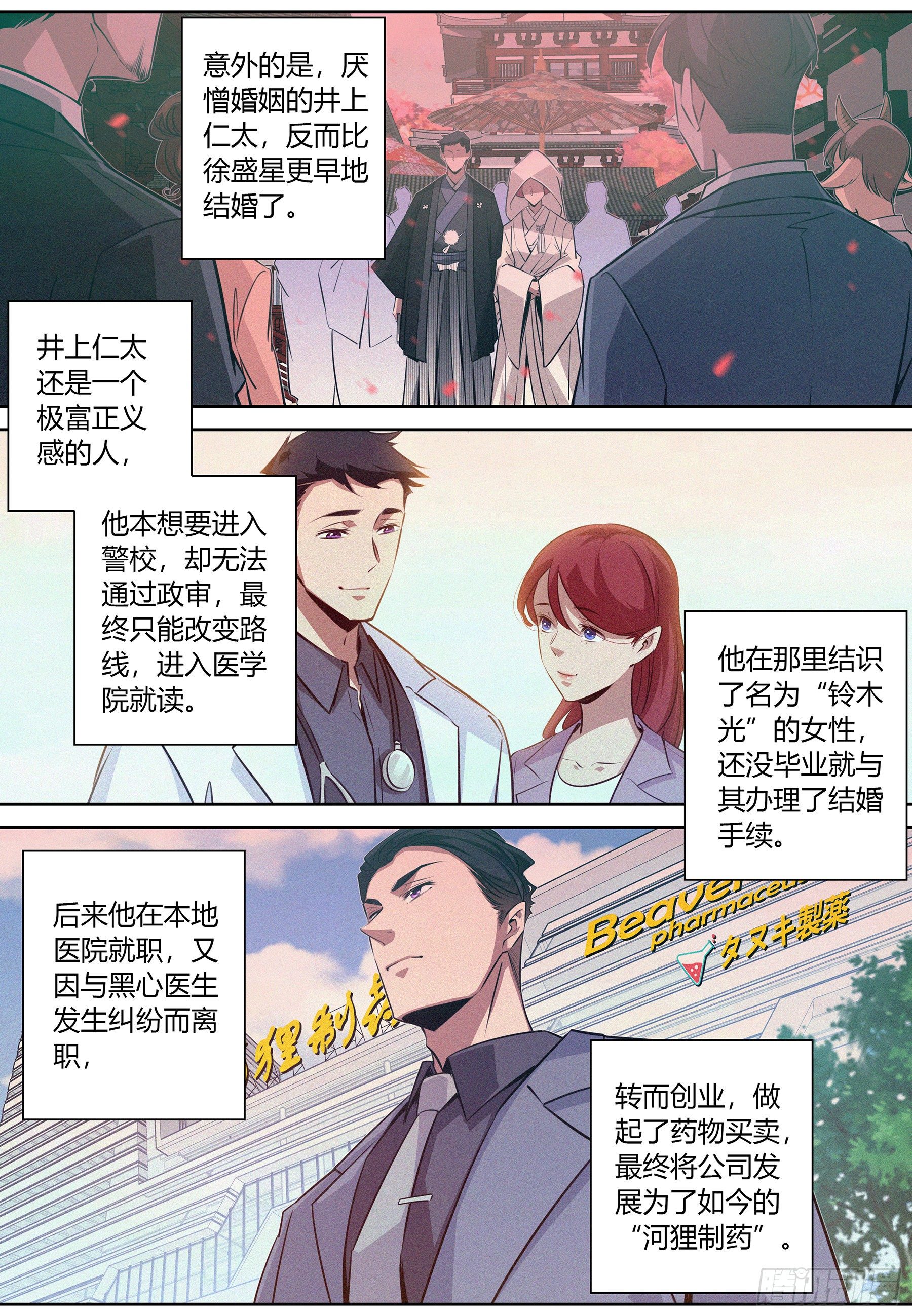 降魔专家漫画免费阅读最新下拉六漫画,031.河狸制药——井上仁太1图