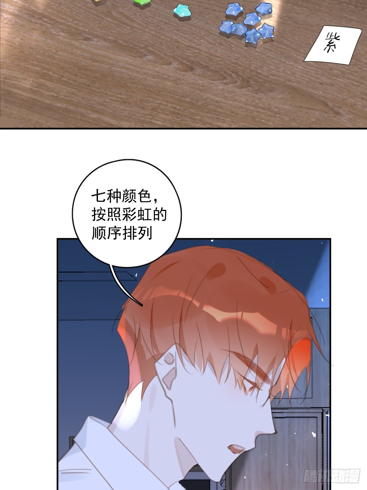 繁星告诉我漫画下拉式免费观看漫画,第63话 彩色密码2图