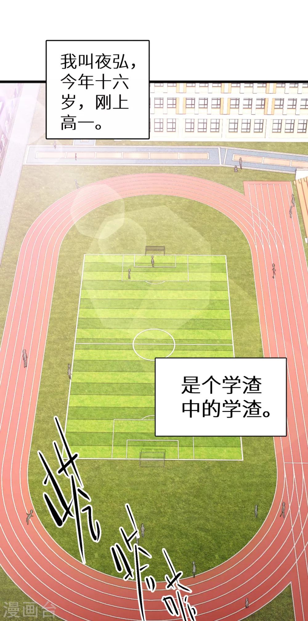 我呼吸都变强漫画,第1话 学渣的白日梦2图