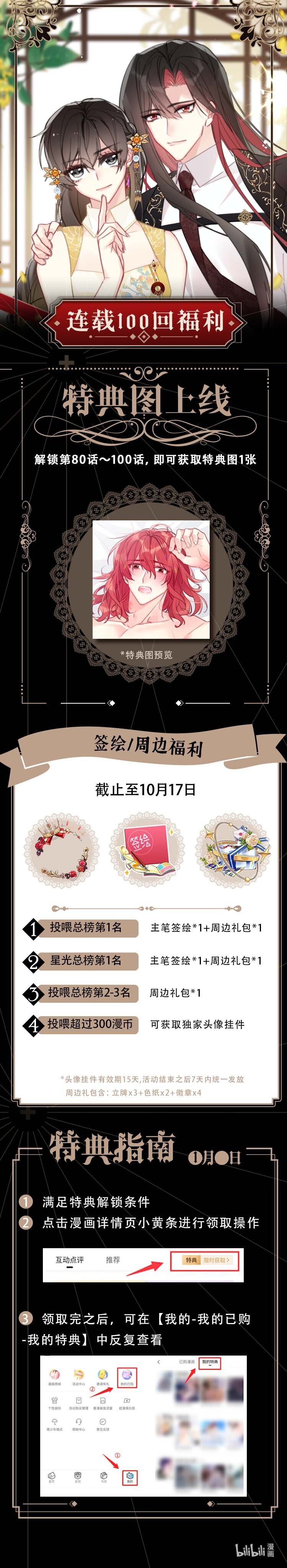 穿越到异世界的我竟被迫做王妃漫画,活动福利 签绘周边1图