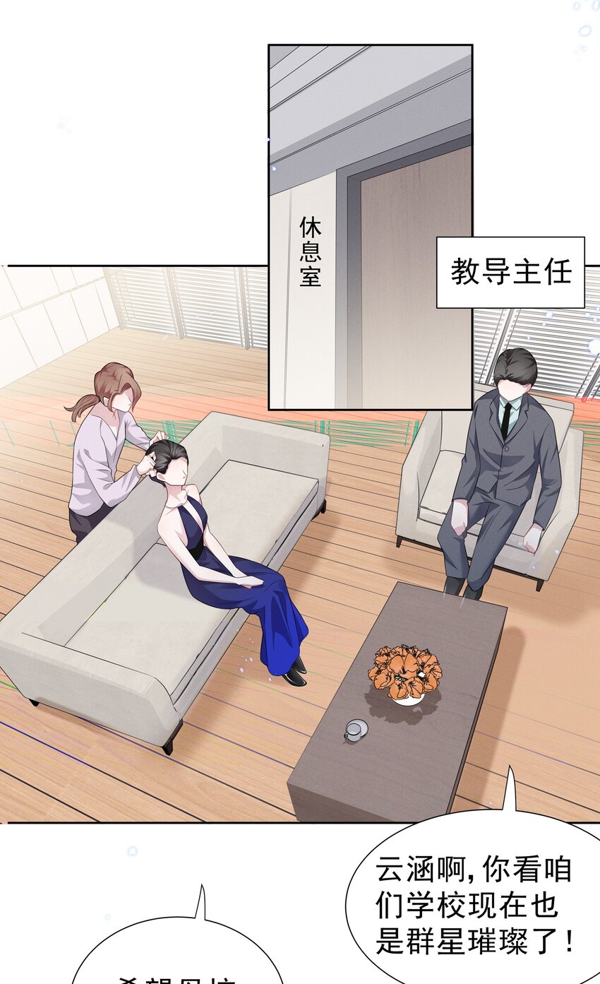 宇宙第一醋神漫画,004 何影后来学校了！！2图