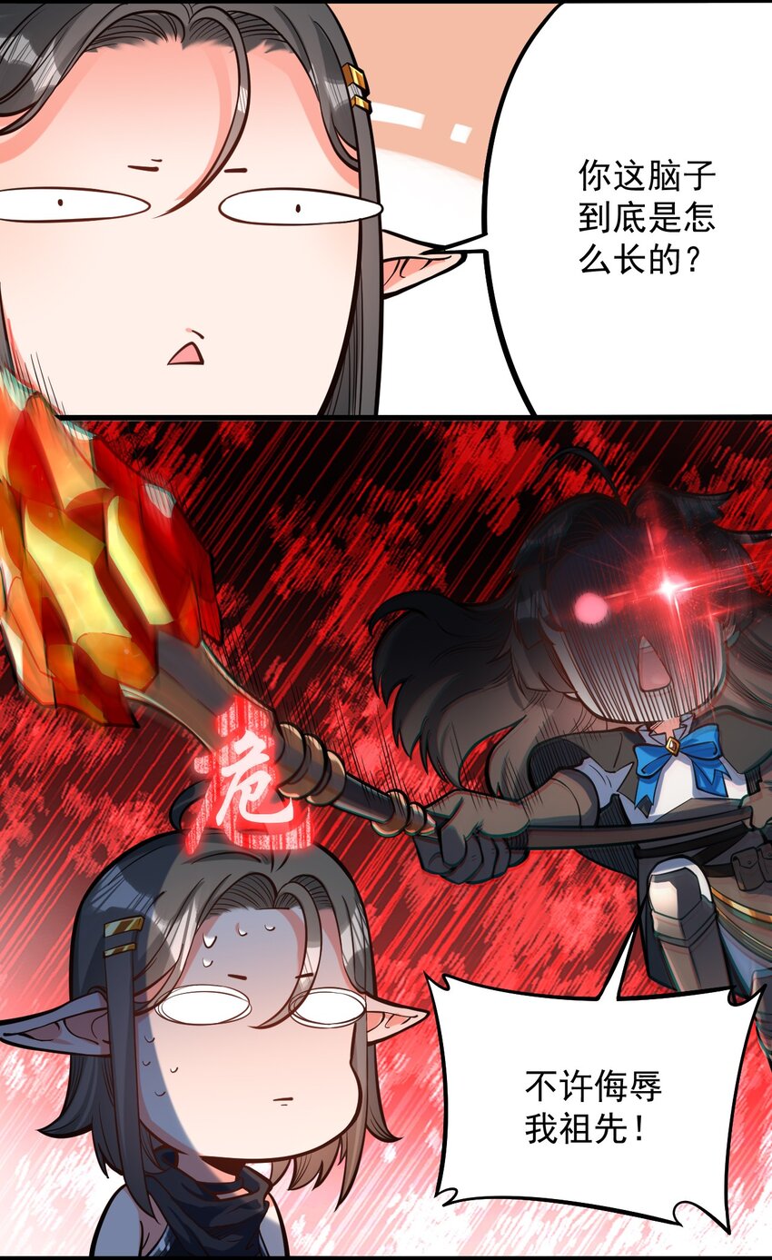 黎明之剑黑阱是什么漫画,054 你这脑袋怎么长的？1图