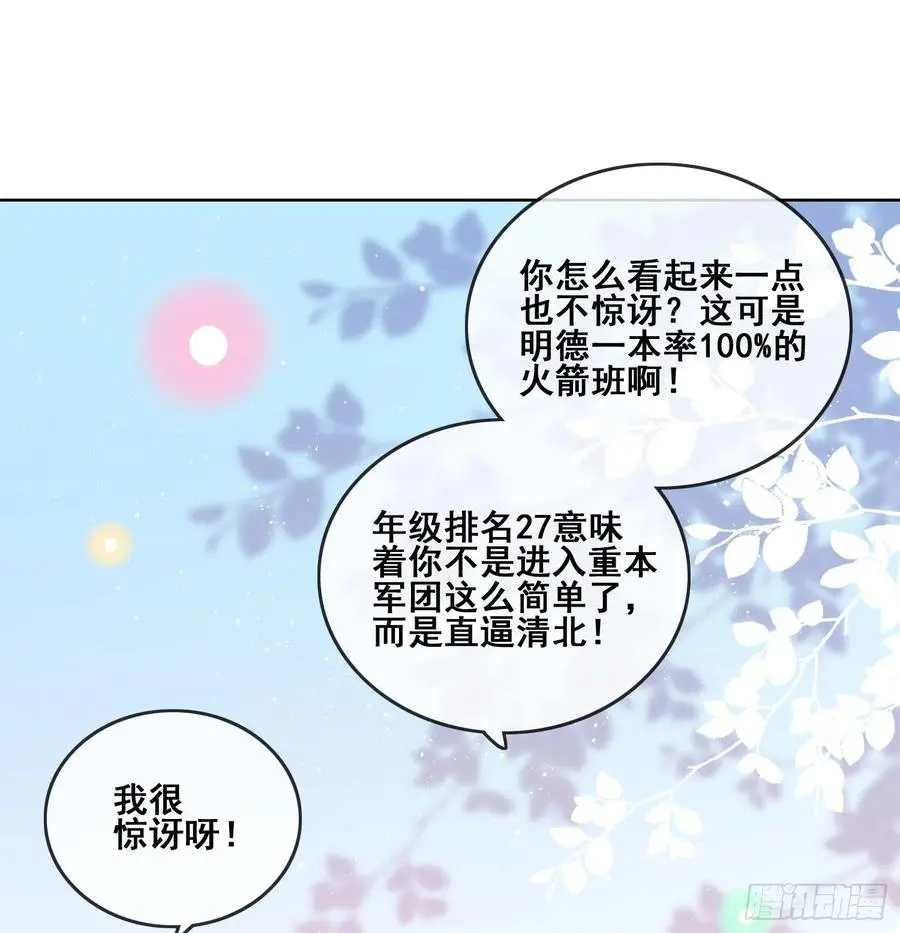 当影后不如念清华免费漫画,成绩好了，周围全是笑脸1图