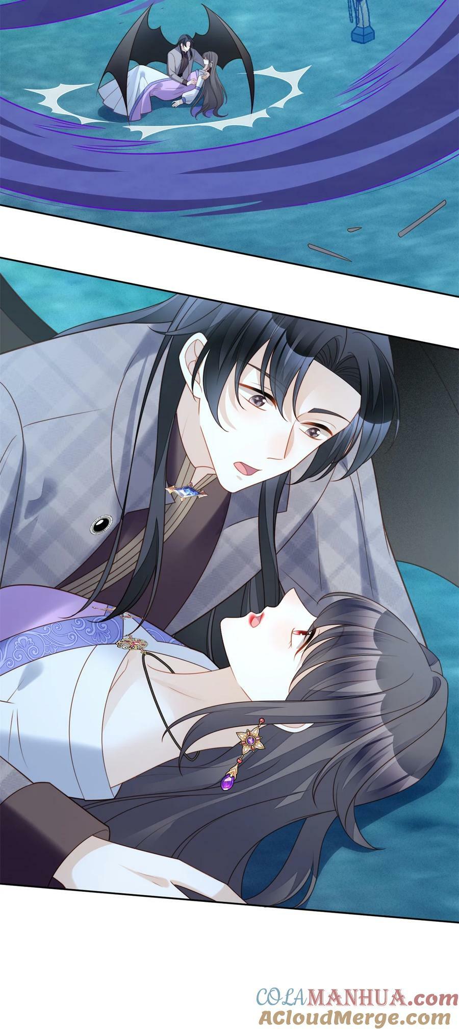 我穿越成了恶毒皇后小说名字漫画,第182话 哄好我的小恶魔1图