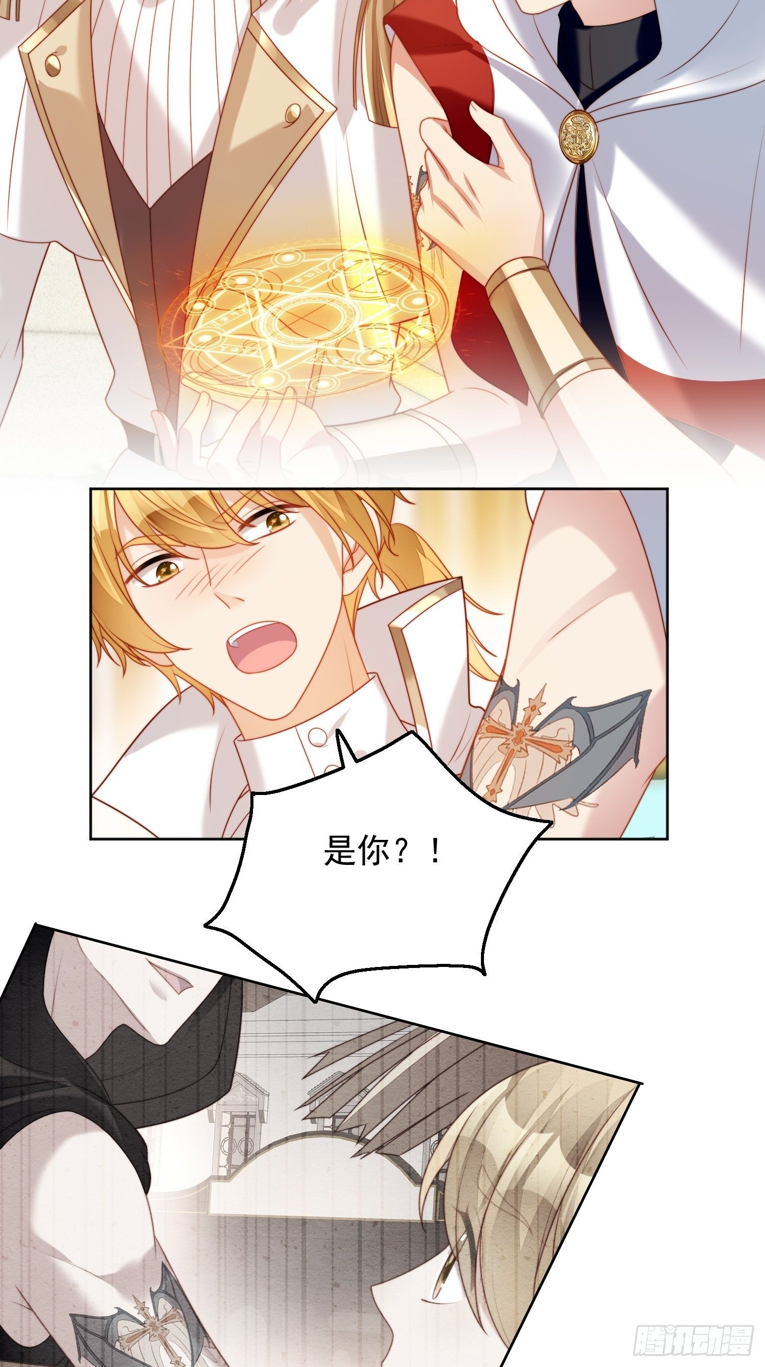我穿越成了恶毒皇后小说名字漫画,第37话 骑士的守护1图