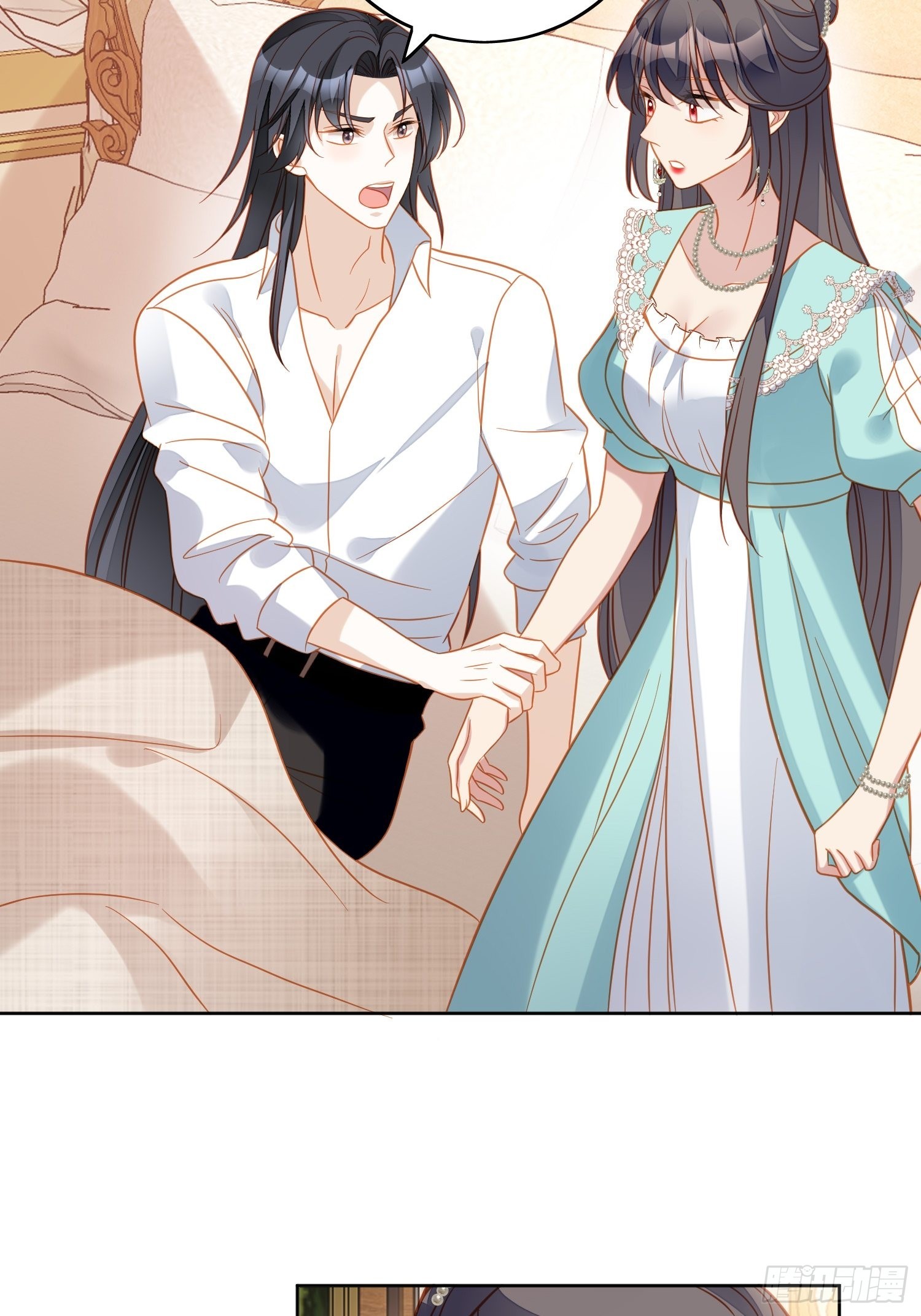 我穿越成了恶毒皇后小说名字漫画,第八十一话 他回来了2图