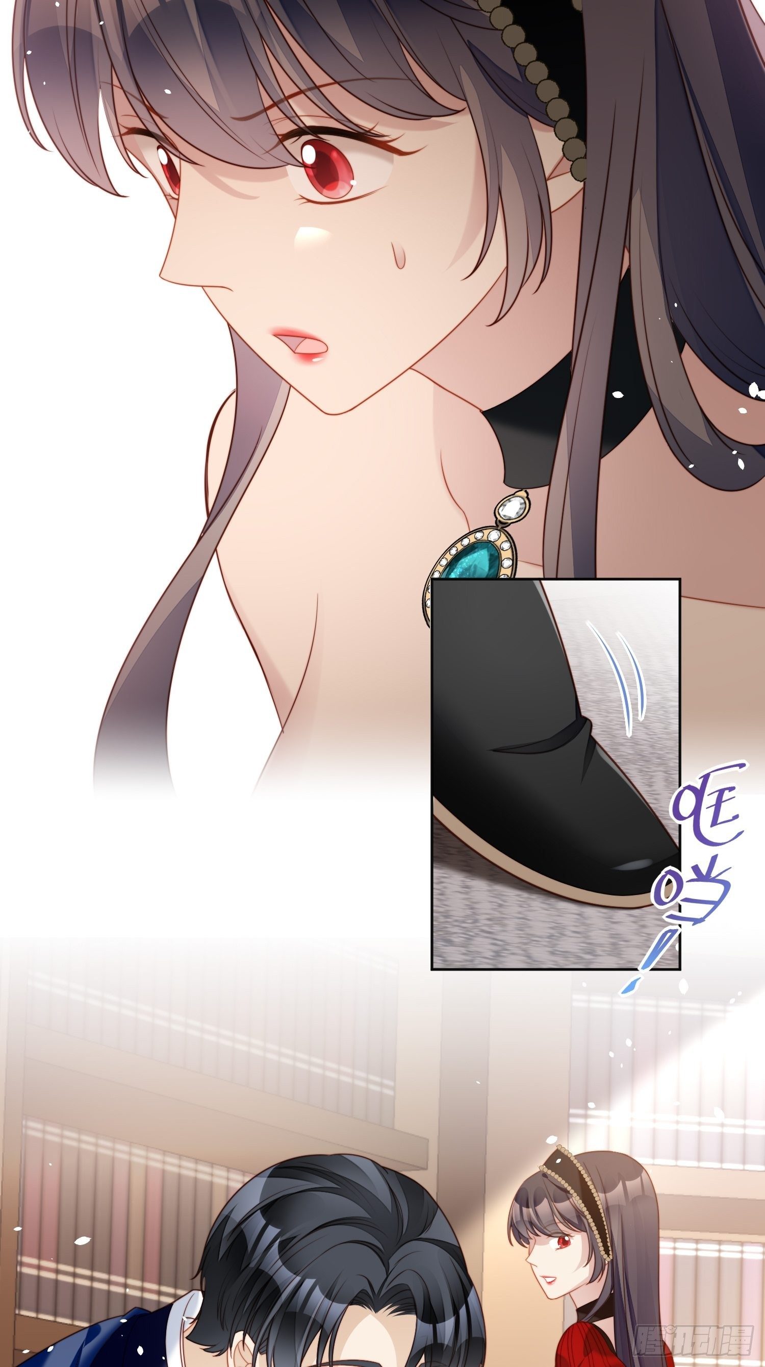 我穿越成了恶毒皇后小说名字漫画,第四十话 我会心疼的2图