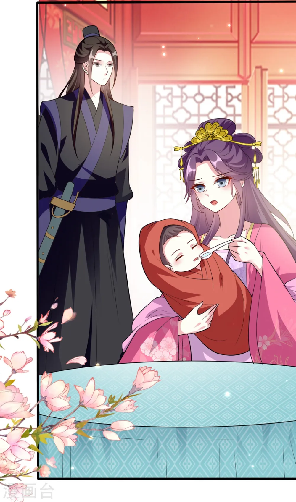 坏心王爷别惹我漫画,第144话 是喜脉！2图