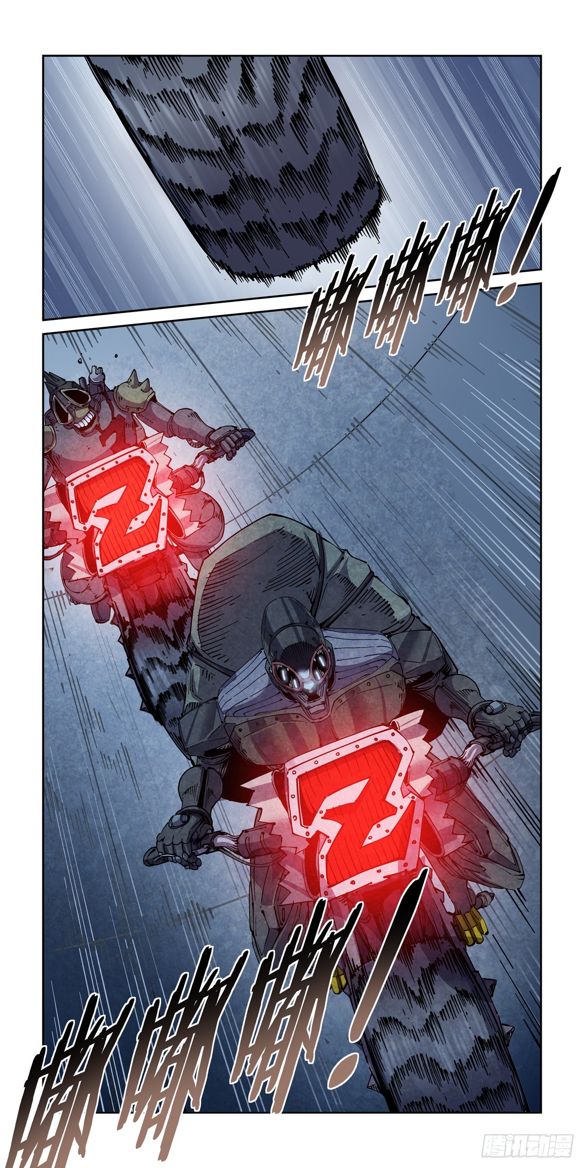 赛博英雄传武神漫画,055他潜入了1图
