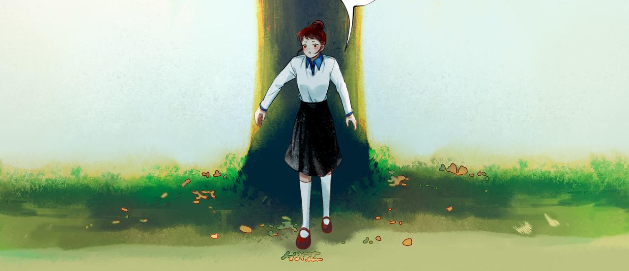 由北朝南漫画,54.雨中的秘密2图