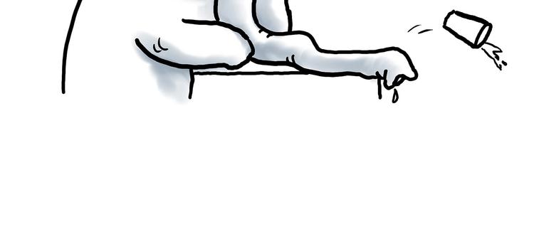 慧心一笑漫画,水上芭蕾1图