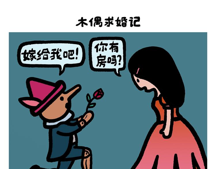 绘心 绘意漫画,第254话 标题：木偶求婚记1图